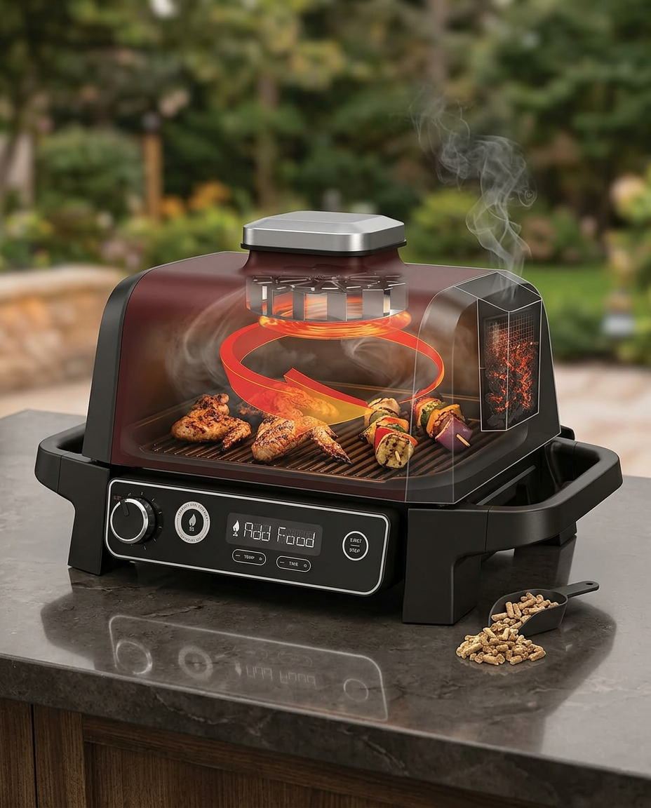 Ninja Woodfire Electric Outdoor BBQ Grill